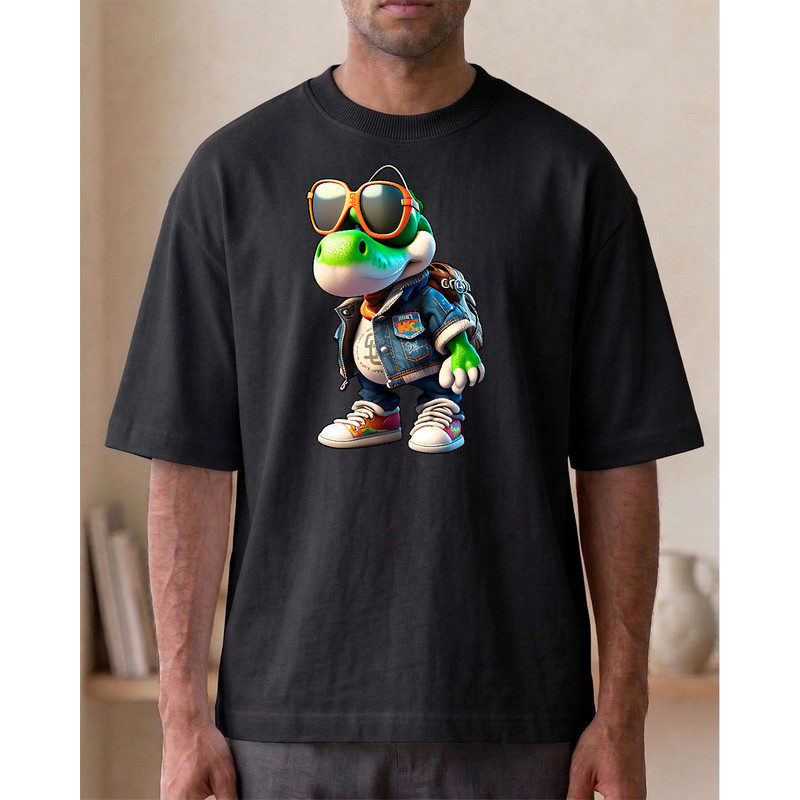 Camiseta Estampada Personalizada Yoshi Stile Oversized Streetwear