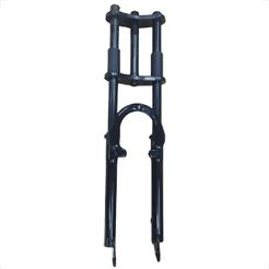 GARFO SUSPENSAO 26 GORDO 2 ANDARES AMORTECEDOR SHIVER 21.1 COM ROSCA DH FREIO A DISCO LANÇAMENTO