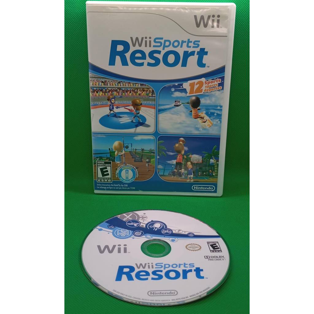 Wii Sports Resorts para Wii - Jogo original com manual, testado e funcionando