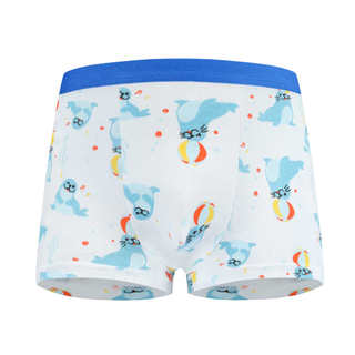Novo produto de algodão puro roupa interior do menino confortável respirável cuecas boxer do menino médio grande meninos
