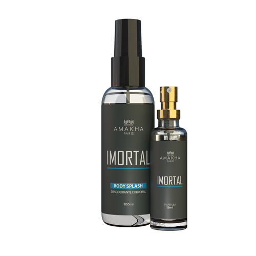 Kit Duo Imortal - Perfume de 15ML + Body Splash de 100ML