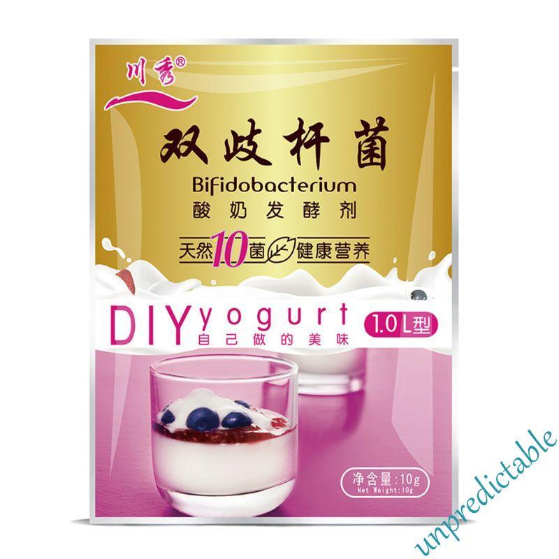 Bifidobacterium Yogurt Starter 1g-1L 1g * 10 Pacotes Faça Sobremesa Casa