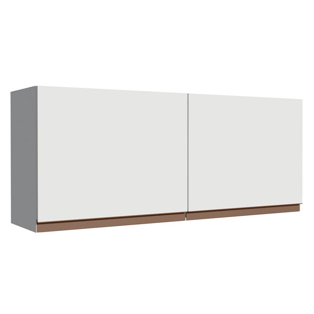 Armário de Cozinha Aéreo 120 x 50 cm 2 Portas Branco Reims Madesa