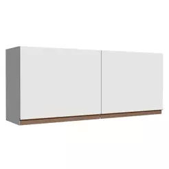 Armário de Cozinha Aéreo 120 x 50 cm 2 Portas Branco Reims Madesa