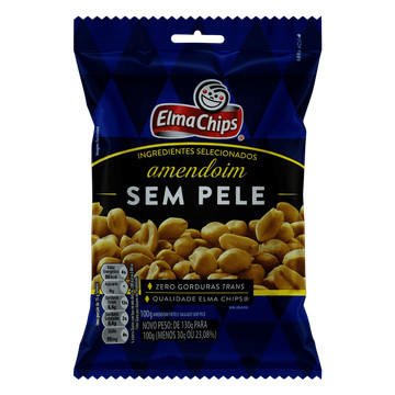 Amendoim sem Pele Elma Chips