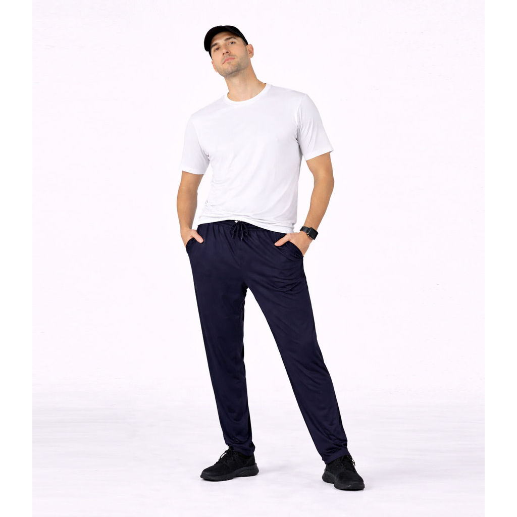 Calça Masculina Helanca Com Bolsos Rota Da Onda Azul