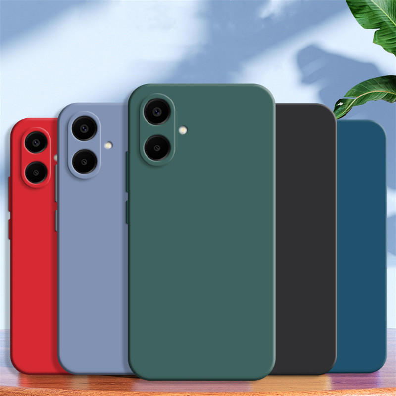 Capa De Silicone Líquido Para Samsung Galaxy A04 A04e M04 F04 A05 M05 F05 A06 A07 Luxo Doces Colorido Macio Simples Tele