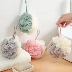 Esponja Bucha De Banho Bicolor De Nylon Macia Alta Qualidade