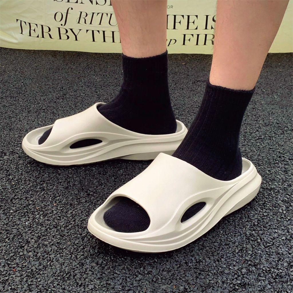Tiras finas, estilo moderno e descolado, estilo esportivo masculino para praia, moda para basquete ao ar livre, sola gro