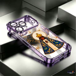 Capa Galvanizada Para iPhone 17 Pro Max 16 15 13 12 14 Plus Air LUSSIY06
