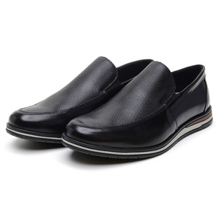 Sapato Masculino Esporte Fino Couro Legítimo Slip On Calce Fácil Social Confortável Premium Resistente Trabalho