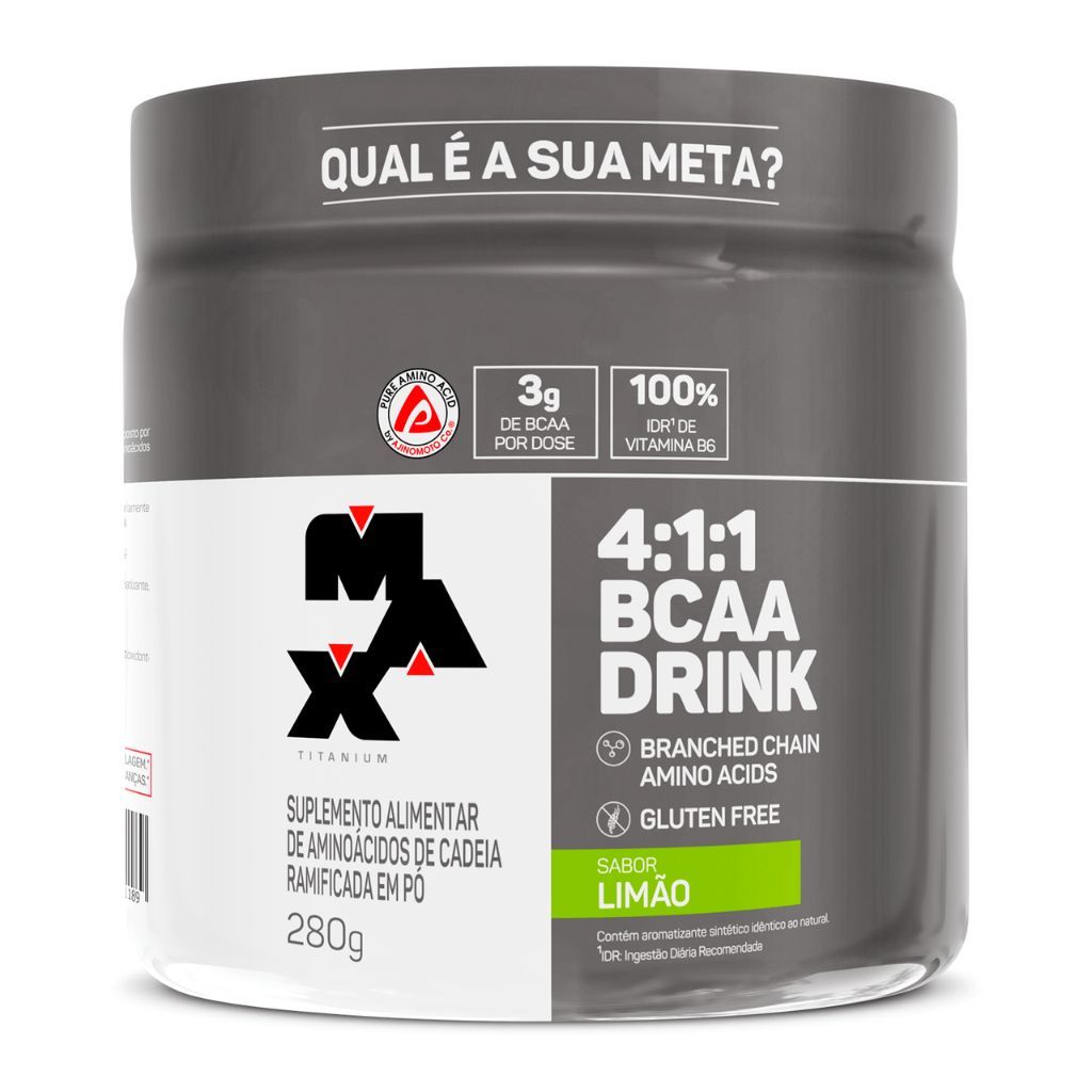 BCAA Drink 4:1:1 Pote 280g Max Titanium