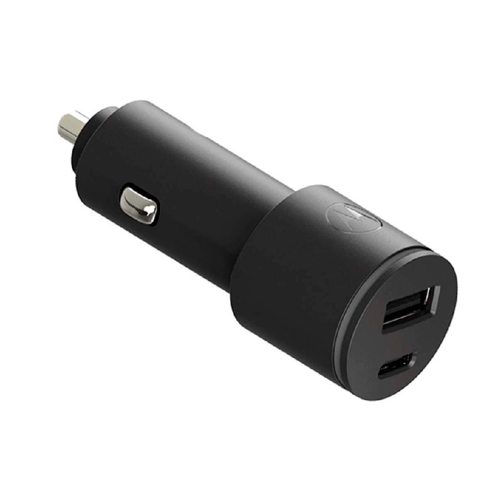 Carregador Veicular Motorola Turbo Power 45W - DUO Preto