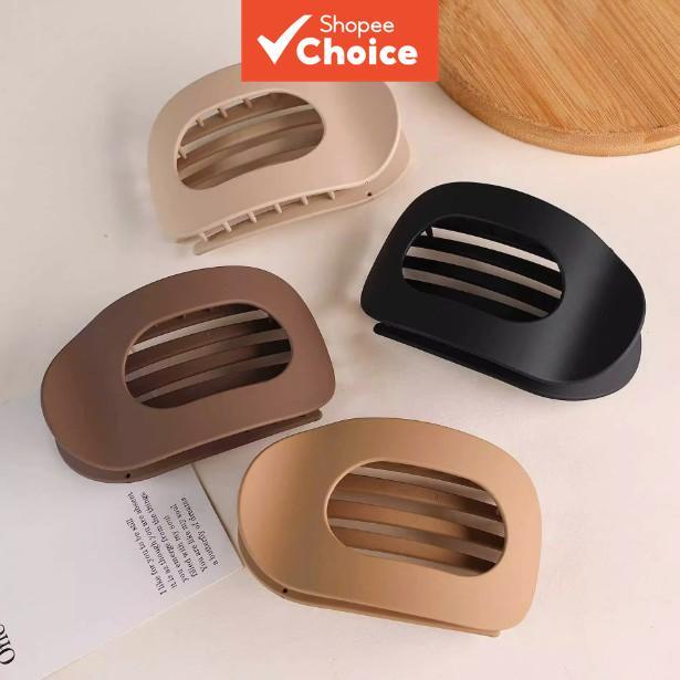4 Peças 6 Minimalista Fosco Oval Grande Plano Bico De Pato Grampos De Cabelo Alfinetes Na Moda Diariamente