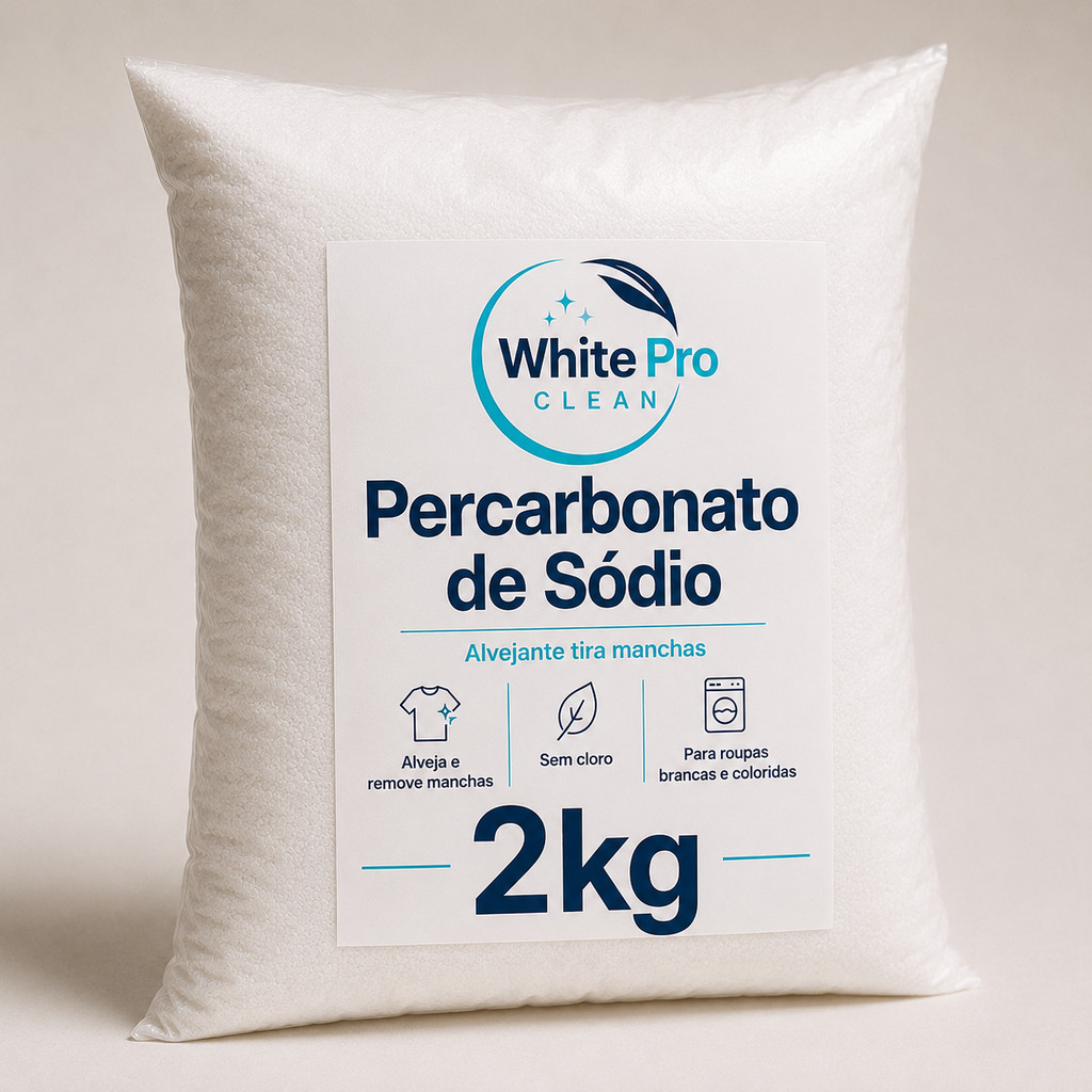 Percarbonato de Sódio 100% Puro Limpeza Em Geral Tira Manchas Roupas Brancas
