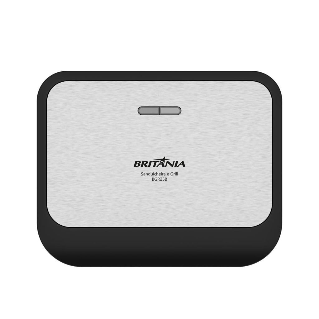 Sanduicheira e Grill Britânia Inox 2 em 1 750W BGR25B