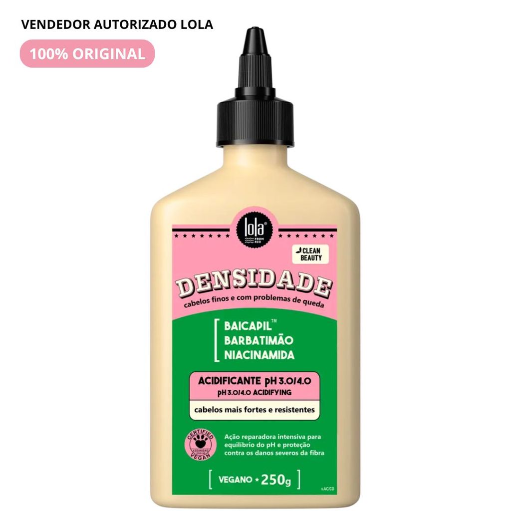 Densidade Acidificante 250g Lola Cosmetics – Aprovado por Quem Ama Lola
