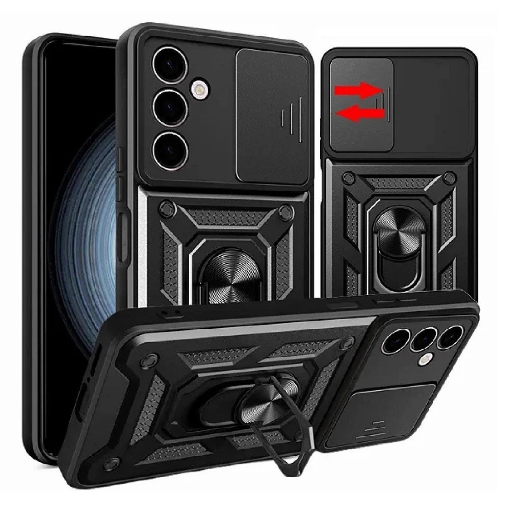 Capa Magnética Armadura Suporte 360 Proteção Camera P/ Samsung Galaxy A25 5G / G