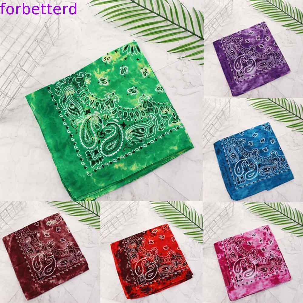 FORBETTERD Hip Hop Paisley Bandana Ciclismo Máscara Facial Lenços Sem Costura Lenço Quadrado Faixa De Cabelo Headwea