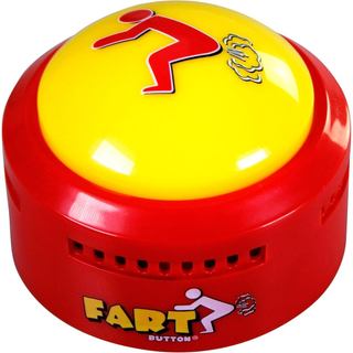 Botão de Peido Talkie Toys - Acende Luzes e Emite 20 Sons Engraçados de Peido - Presente Divertido para Pegadinhas e Bri