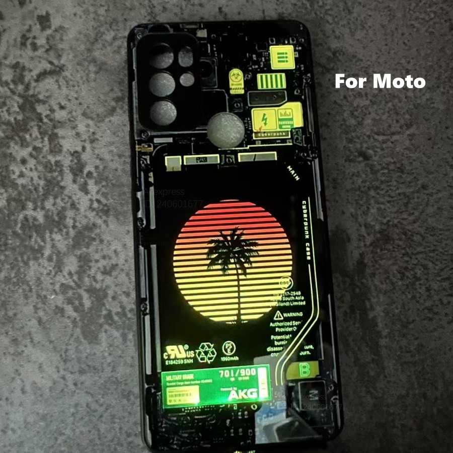 Anime Luminoso Proteger Capa Para Motorola Edge 50 60 Fusion 50 Neo G34 G54 G64