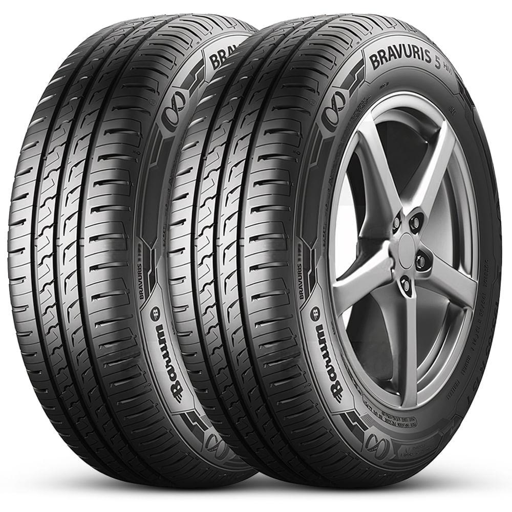 Kit 2 Pneu Barum By Continental 195/60r15 88h Bravuris 5hm