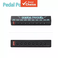 Miwayer PW 1 8 Saída Pedal De Guitarra Fonte Alimentação 9V DC Tipo C Alimentado Efeitos Portáteis Essencial Show Prátic