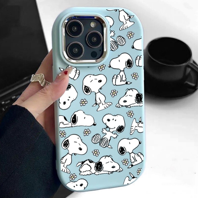 Capa De Telefone Snoopy Da Moda Para Samsung Galaxy A17 A07 A12 A13 A36 A26 A03S A04 A05 A05S A52 A52S A53 A32 A73 A23 A