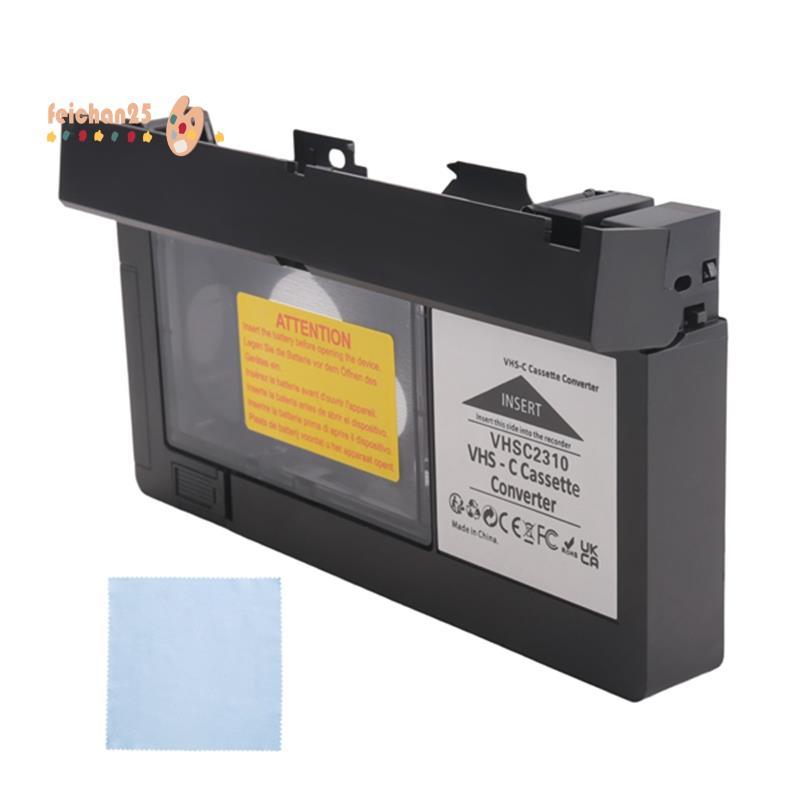 [Rápido F]-C Conversor De Cassete Para Adaptador VHSC SVHS Não 8mm/MiniDV/Hi8 Fácil Instalação