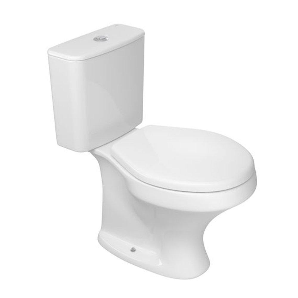 Kit Vaso Sanitário Deca + Caixa Acoplada + Acessórios de Fixação Ravena Branco