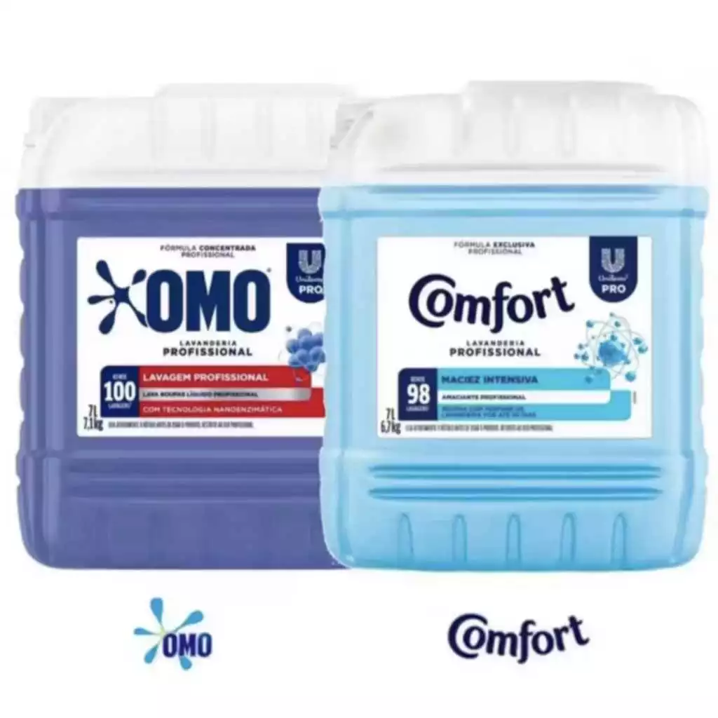 Sabão Liquido Pro Lavanderia Profissional 5L + Amaciante Pro 5L — imagem 1