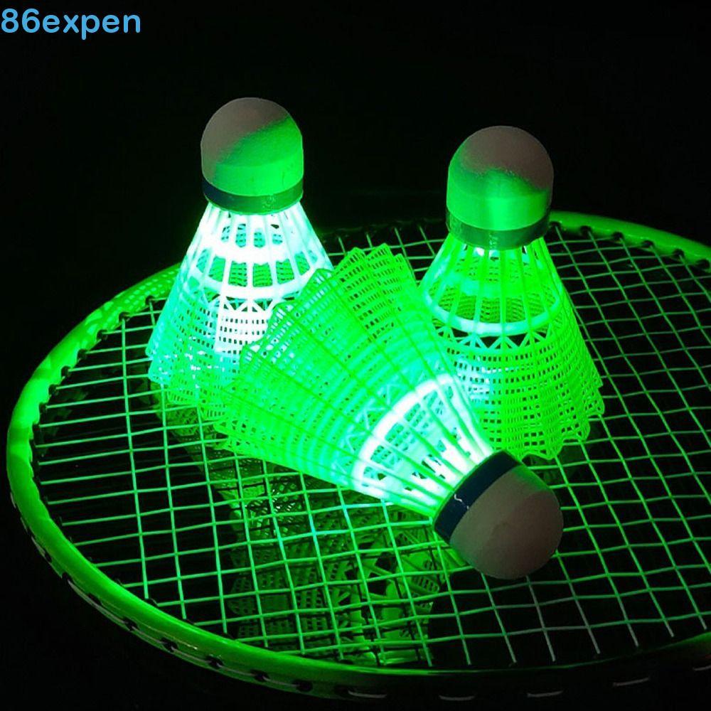 EXPEN1 Bolas Luminosas De Badminton , LED Brilhante Iluminado , Petecas De Iluminação Colorida De Nylon