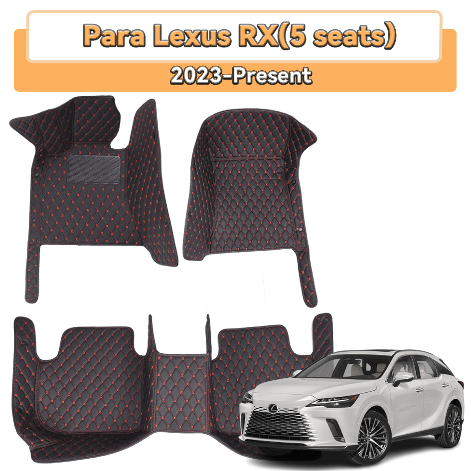 Tapete De Carro 3D Para Lexus RX (5 Assentos) 2023-Presente .