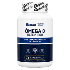 Ômega 3 Ultra 1100 Óleo De Peixe 75 Softgel Growth Sem Sabor