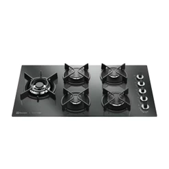 Cooktop 5 Bocas a Gás KE5HP Espelhado Chama Precisa Multi Electrolux