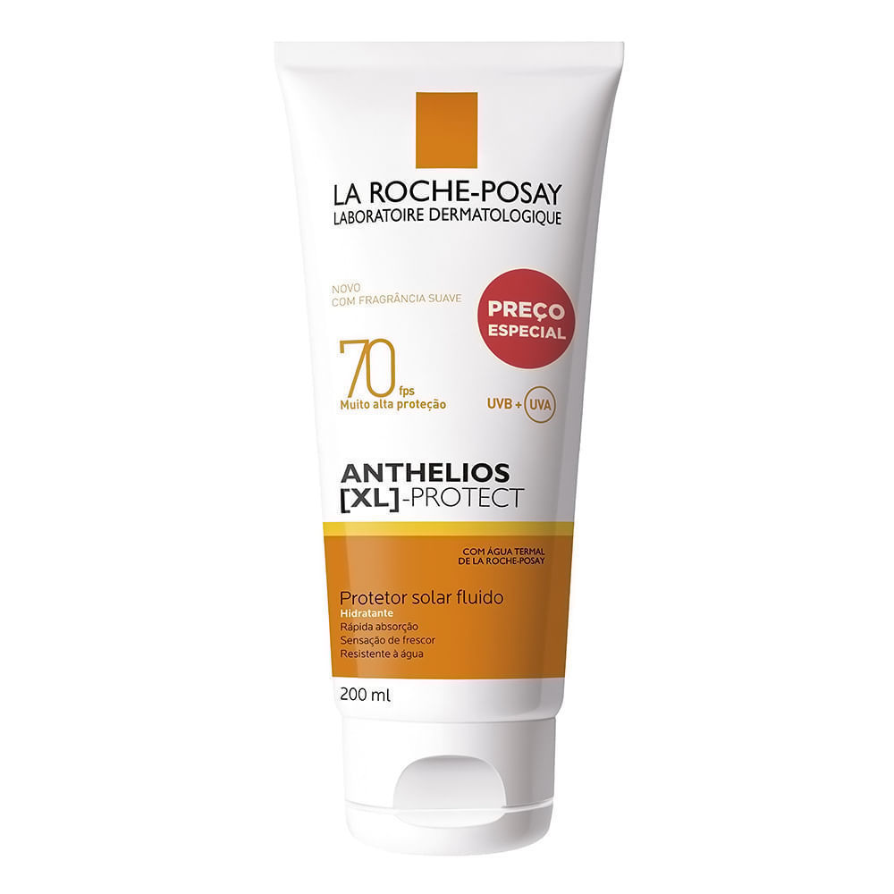 Protetor Solar Anthelios XL-Protect FPS 70 Loção Fluida 200ml