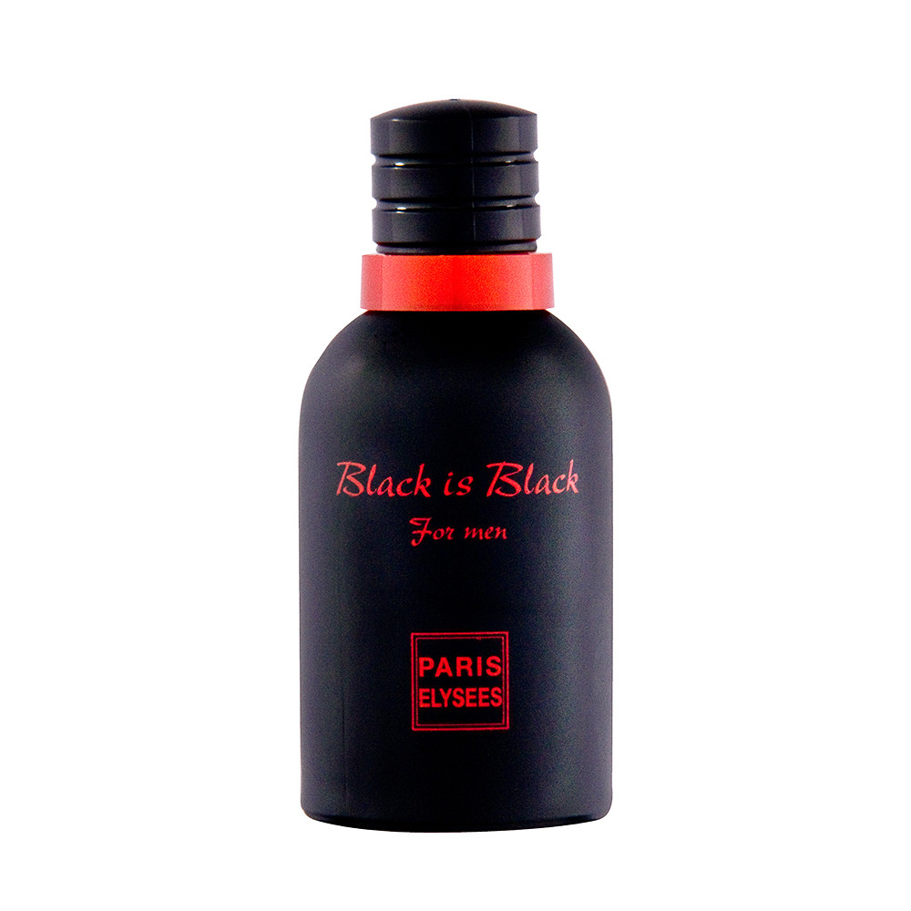 Perfume Paris Elysees Black is Black Masculino EDT 100ml — imagem 2 de 2