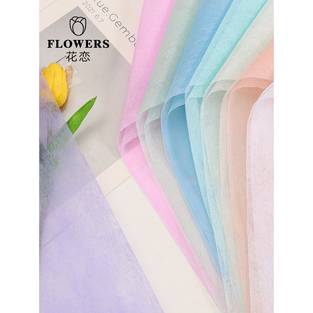 30 folhas de papel de embrulho de algodão, tecido não tecido, forro de papel, Base Floral, loja de flores, buquê, loja d