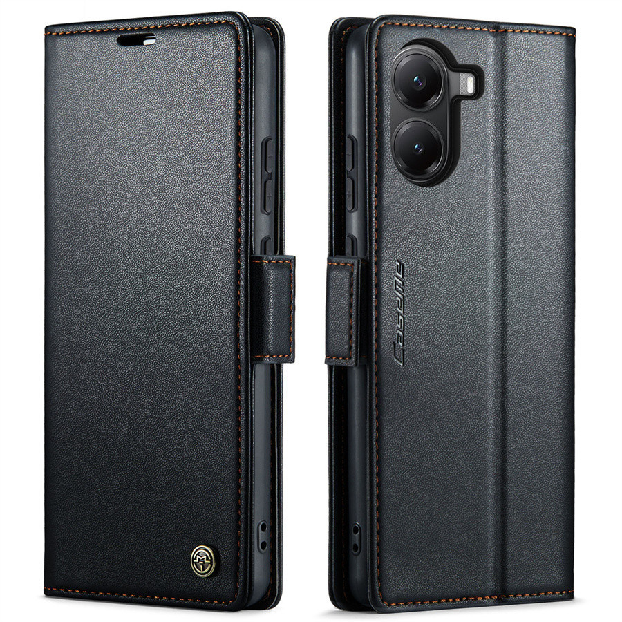 Capa de Couro com Carregador Sem Fio para Xiaomi POCO F5 F7 Ultra X7 X6 X5 Pro C