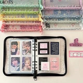 Álbum de Fotos com Capa, Porta-Cartões A5 Estilo Coreano, Livro de Coleção Fofo em PVC