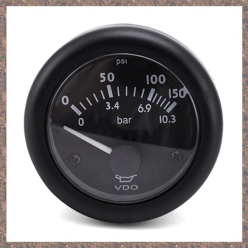 (Vyos) Medidor Automotivo Marinho De Pressão De Óleo De Motores De 52 Mm