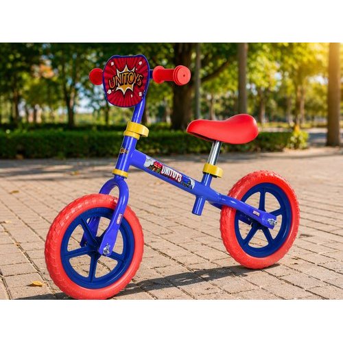 Bicicleta Balance Bike Infantil Sem Pedal Azul Desenvolvimento Equilibrio Motor Seguro Leve