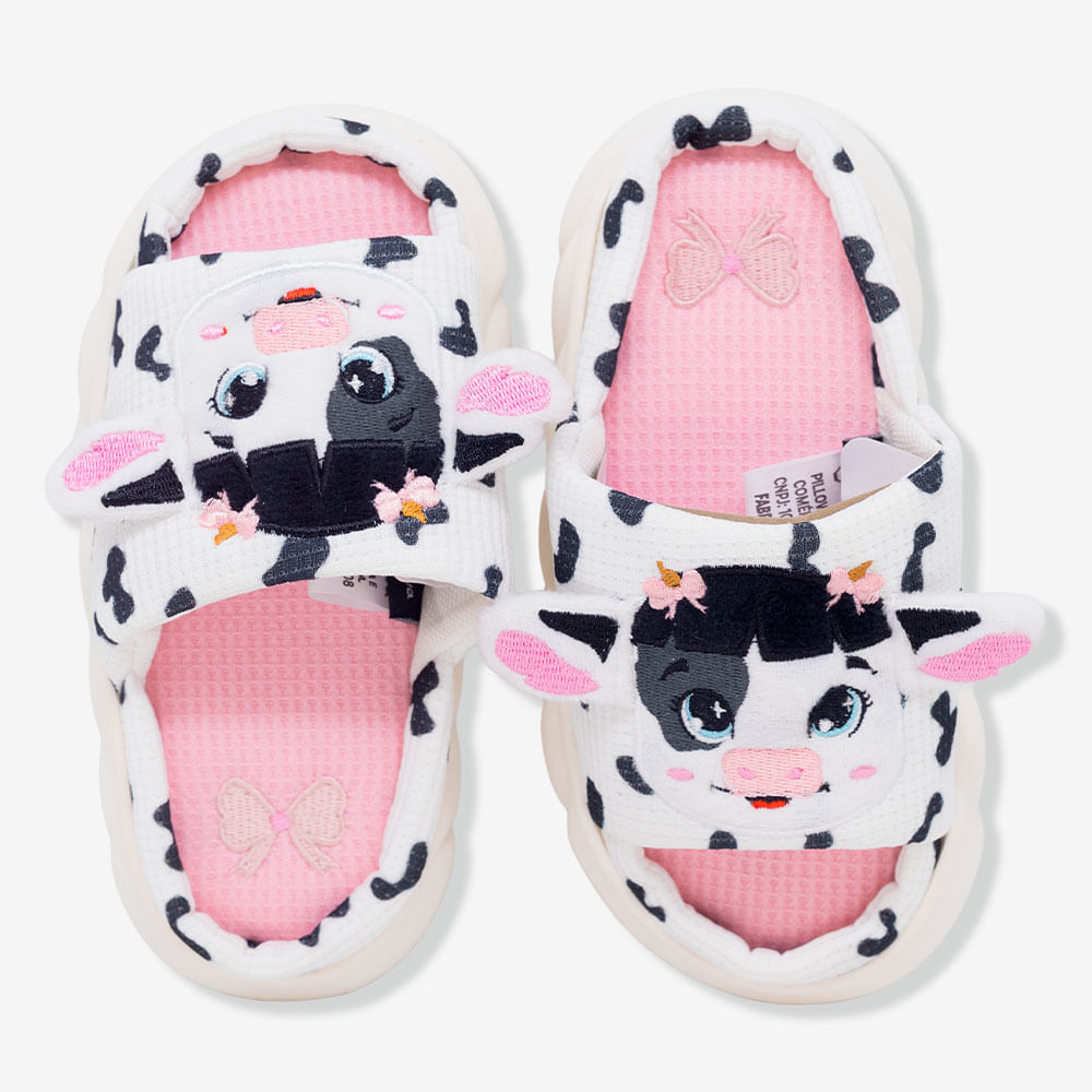 Pantufa Infantil Nuvem Vaquinha – Zonacriativa