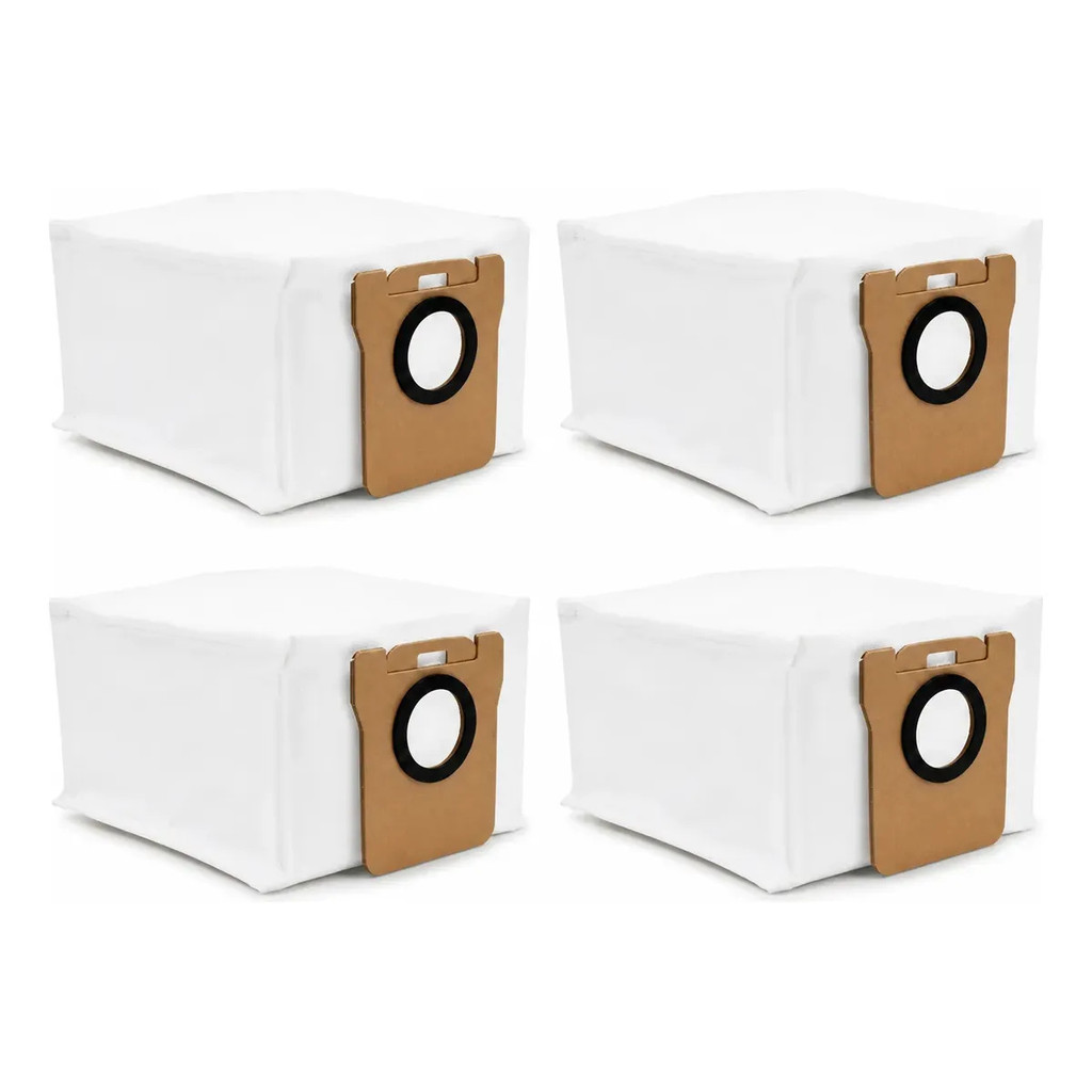 Kit com 4 Sacos De Pó Para Robô Aspirador Xiaomi X10+ X20+ S10+ S20+ H4