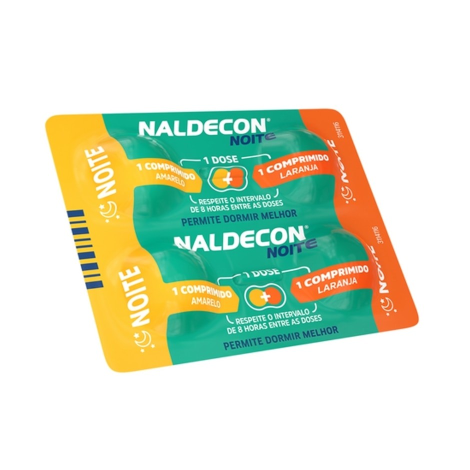 Naldecon Noite 4 Comprimidos