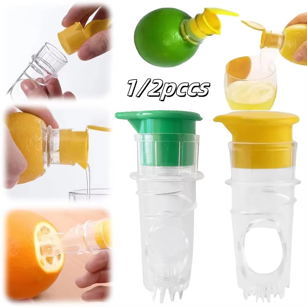 Espremedor Manual De Frutas Cítricas , Material Durável Para PC , Extrator Portátil Limão , Laranja , Aparelho De Cozinh