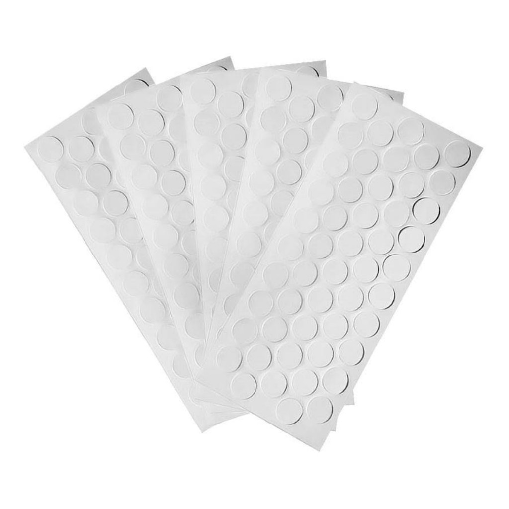 Tapa Furos Adesivos 13mm (50 unidades cada carterla) p/ móveis (BRANCO)