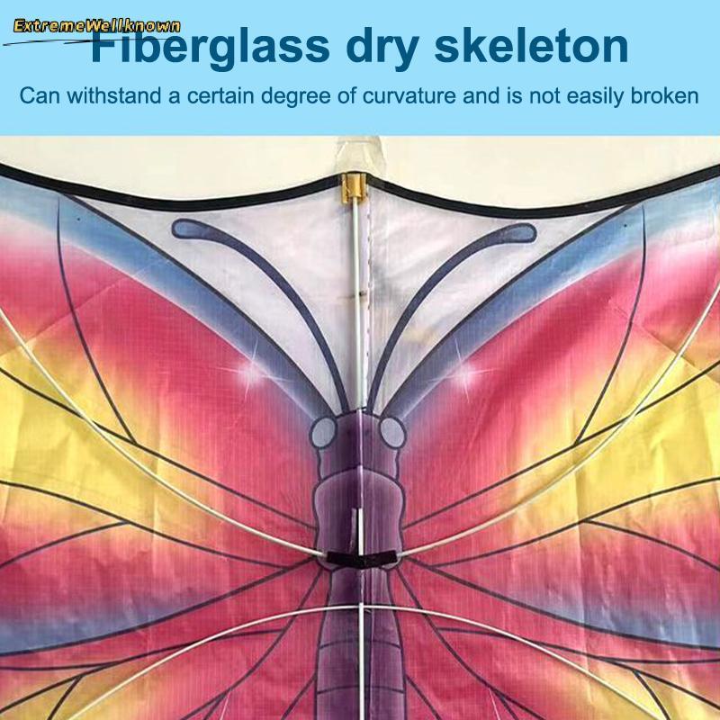 1.4m Colorido Borboleta Pipa Brinquedos Voadores Para Crianças Pipas Voando Peixe Profissional Vento Brinquedo Esportes-