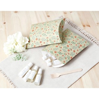 Versão coreana saco de presente bonito l saco de papel colorido sobremesa leite chá embalagem sacola Floral em forma de 