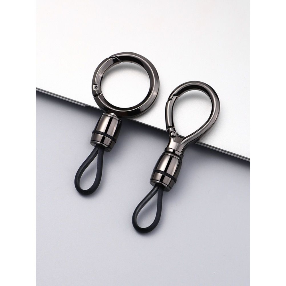Chaveiro de carro masculino pingente de Metal simples chaveiro fivela de cintura pingente negócios Anti-perdido chaveiro